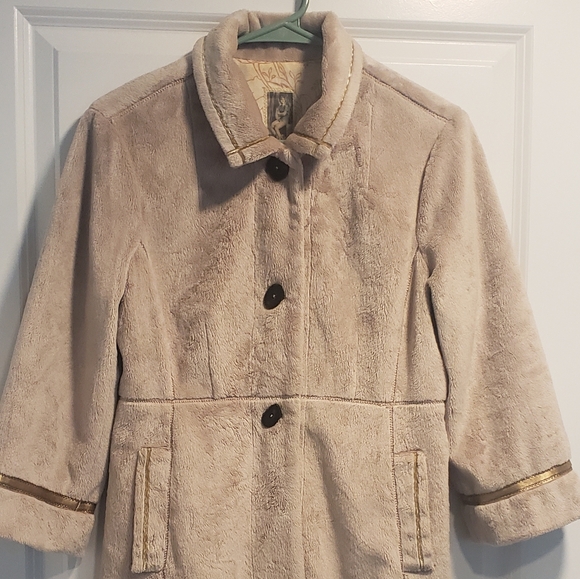 Burning Torch Coat Jacket 2000s Small - Picture 6 of 7